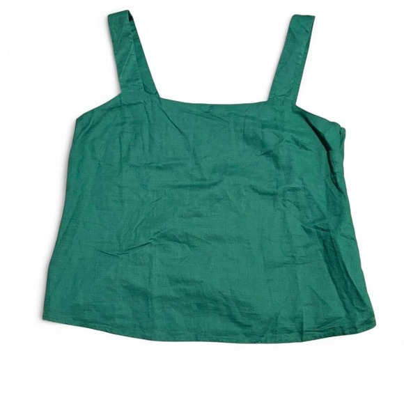 J.Crew Tops - J.Crew green tank top Size XL